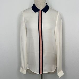 🔹 Jaeger London Silk Blouse